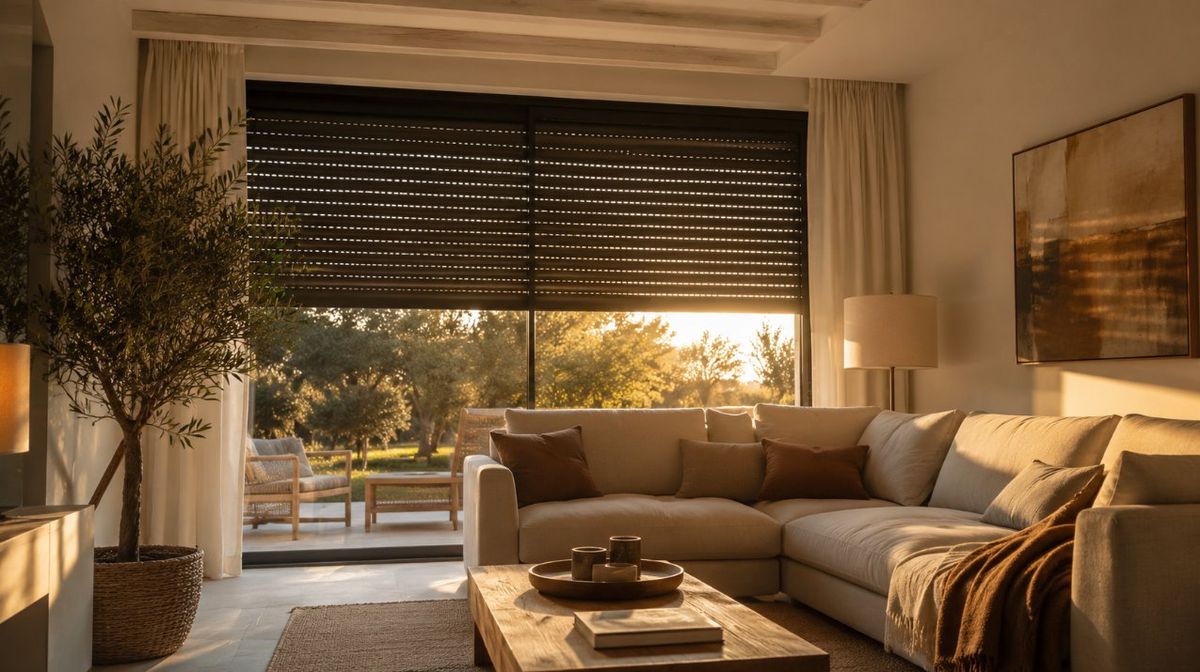 Persiana nueva vista desde el interior de la vivienda