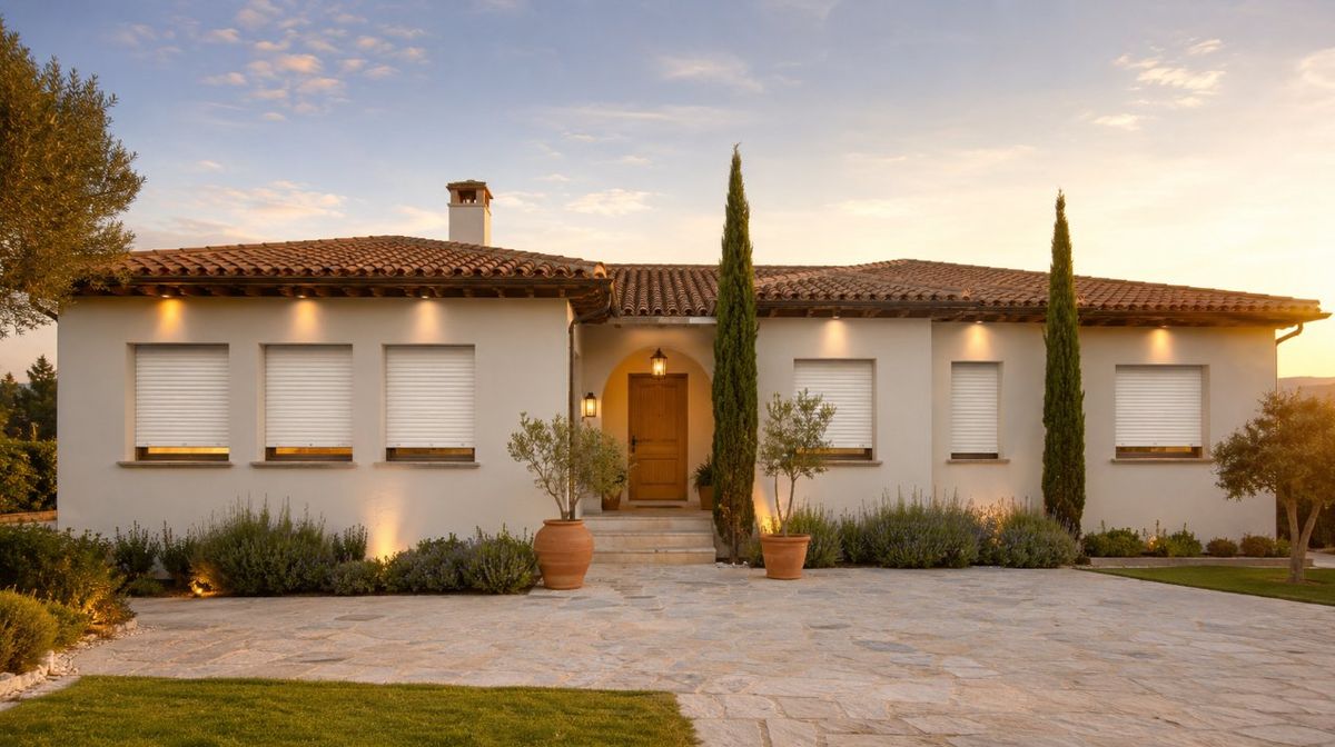 Vivienda con persianas nuevas instaladas a medida